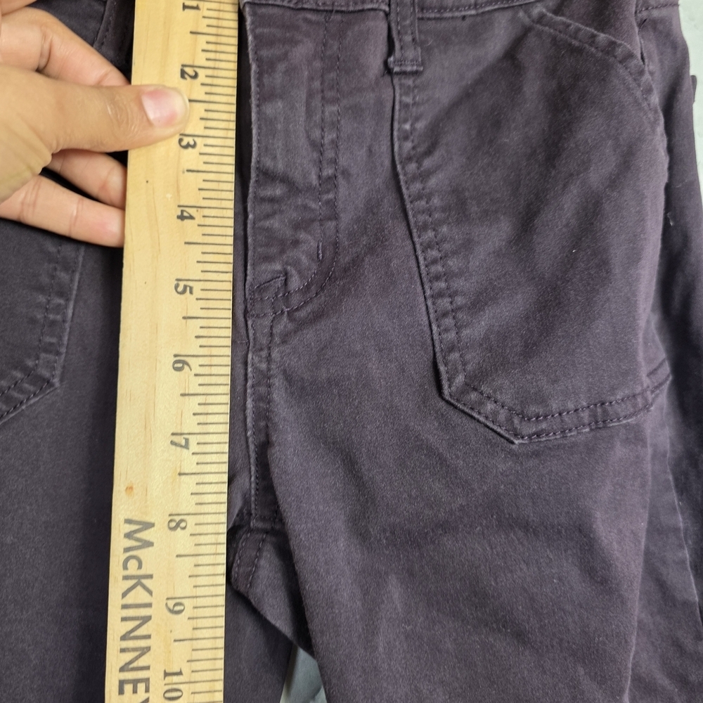Mudd Women's FLX Stretch Jeans Casual Solid Purple Indigo Skinny Sz 5 - Picture 4 of 12